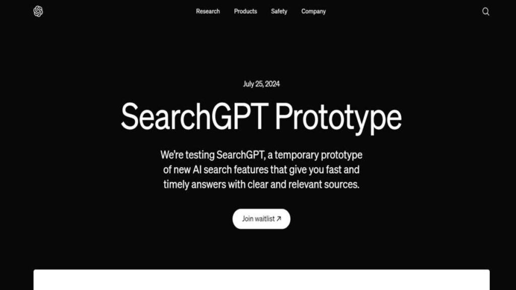 OpenAI SearchGPT, SearchGPT, OpenAI search engine, What is OpenAI's SearchGPT