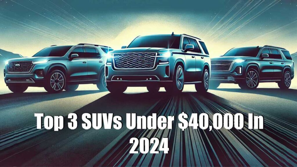 Top 3 SUVs under $40,000 in 2024, top-rated 2024 SUVs under 40K, best value SUVs under $40,000 in 2024, top budget-friendly SUVs in 2024, SUVs priced under $40,000 in 2024