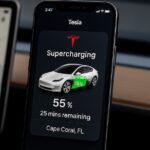 Tesla’s iPhone app, Tesla update, Live Activities, Supercharging, iOS 17, Tesla features, EV charging